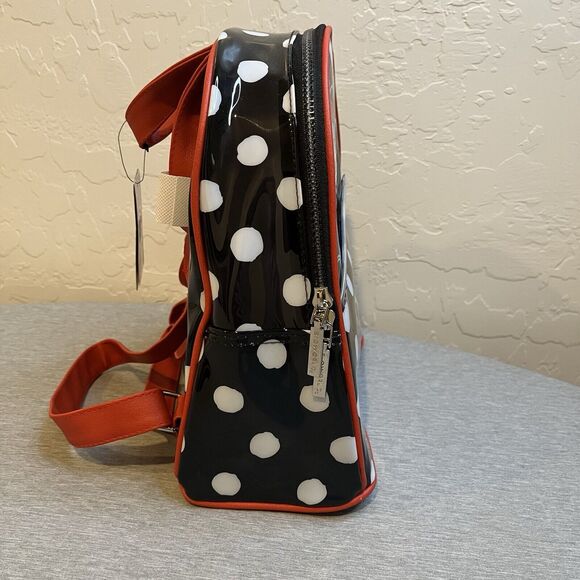 NWT-Disney's Mickey & Minnie Mouse Clear Polka Dot Mini Loungefly - Picture 4 of 9